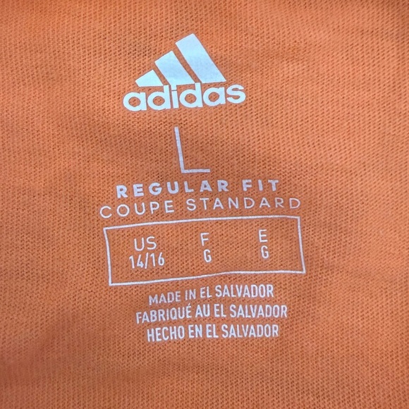Adidas Orange Graphic T-Shirt (youth Large 14/16) - Picture 4 of 5